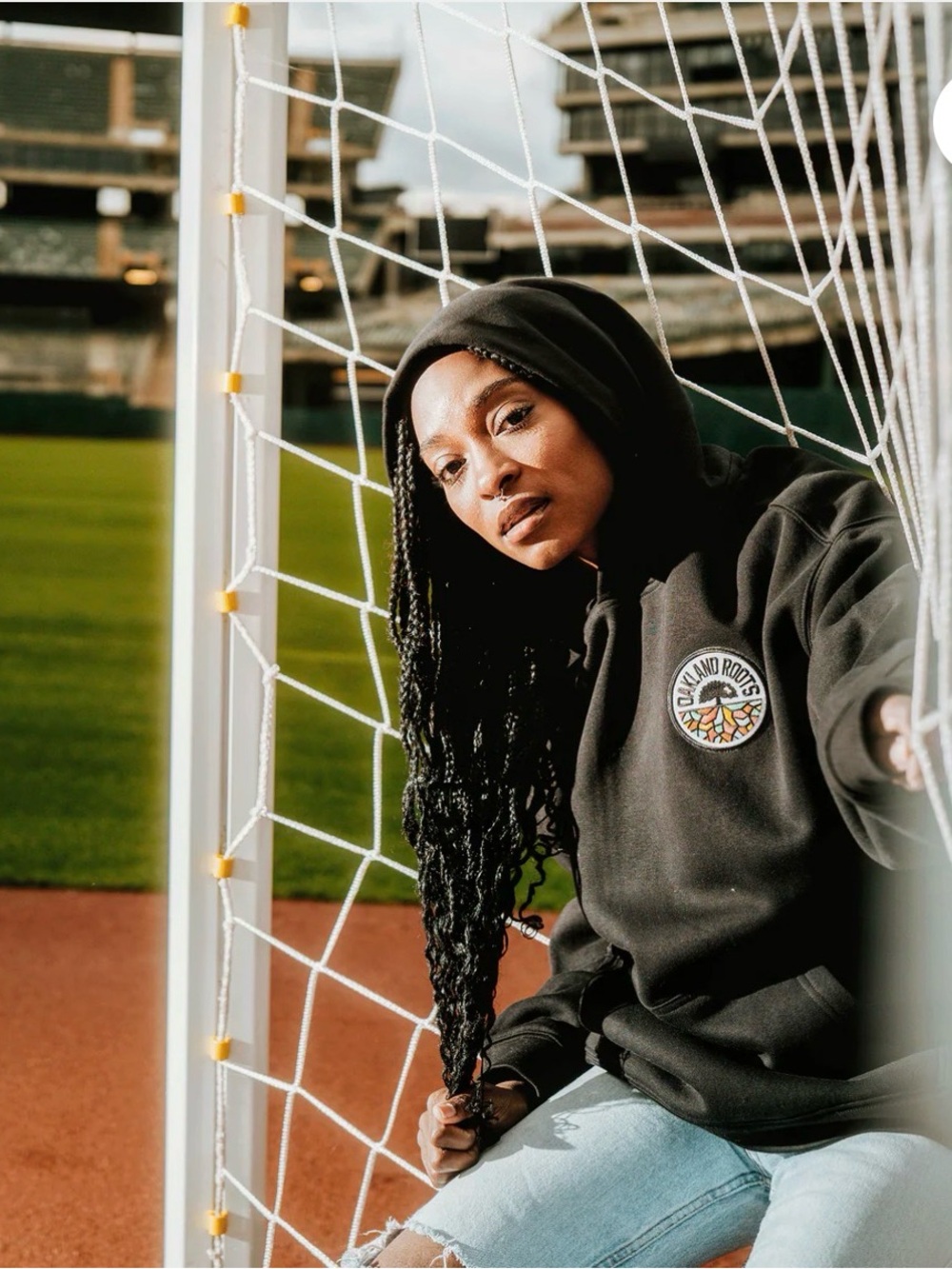 OAKLAND ROOTS SC LOGO PREMIUM HOODIE